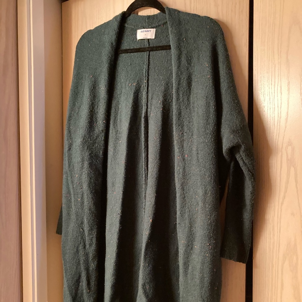 Long Old Navy Green wool sweater, XS
